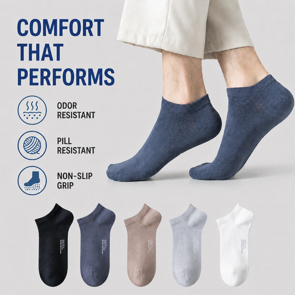 Premium Cotton Ankle Socks